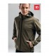 THC ZAGREB Chaqueta softshell para hombre con capucha removible