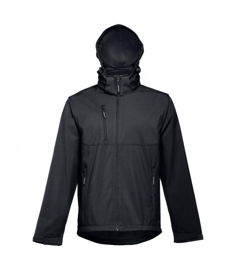 THC ZAGREB Chaqueta softshell para hombre con capucha removible