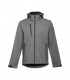 THC ZAGREB Chaqueta softshell para hombre con capucha removible