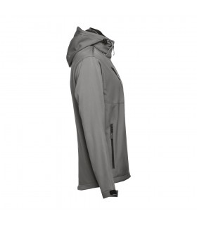 THC ZAGREB Chaqueta softshell para hombre con capucha removible