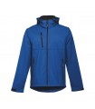THC ZAGREB Chaqueta softshell para hombre con capucha removible