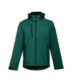 THC ZAGREB Chaqueta softshell para hombre con capucha removible