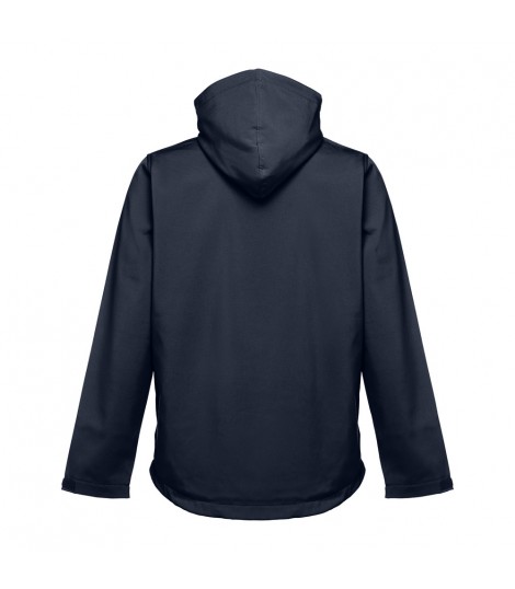 THC ZAGREB Chaqueta softshell para hombre con capucha removible