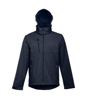 THC ZAGREB Chaqueta softshell para hombre con capucha removible