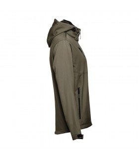 THC ZAGREB Chaqueta softshell para hombre con capucha removible