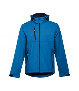 THC ZAGREB Chaqueta softshell para hombre con capucha removible