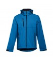 THC ZAGREB Chaqueta softshell para hombre con capucha removible