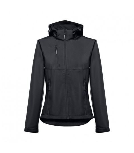 THC ZAGREB WOMEN Chaqueta softshell para mujer con capucha removible