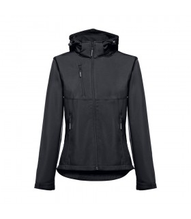 THC ZAGREB WOMEN Chaqueta softshell para mujer con capucha removible