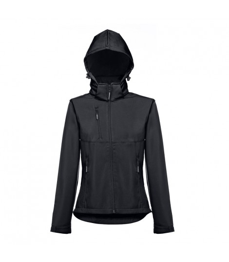 THC ZAGREB WOMEN Chaqueta softshell para mujer con capucha removible