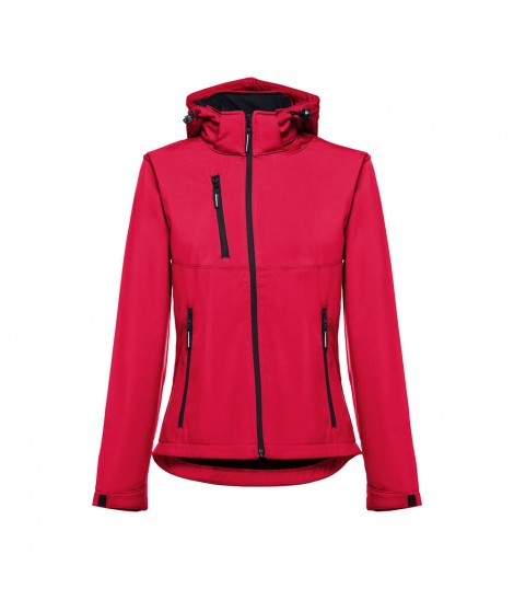 THC ZAGREB WOMEN Chaqueta softshell para mujer con capucha removible
