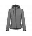 THC ZAGREB WOMEN Chaqueta softshell para mujer con capucha removible
