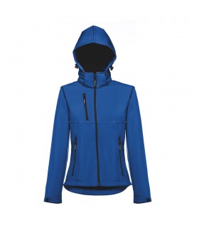 THC ZAGREB WOMEN Chaqueta softshell para mujer con capucha removible