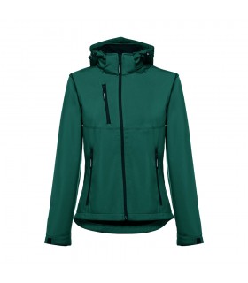 THC ZAGREB WOMEN Chaqueta softshell para mujer con capucha removible