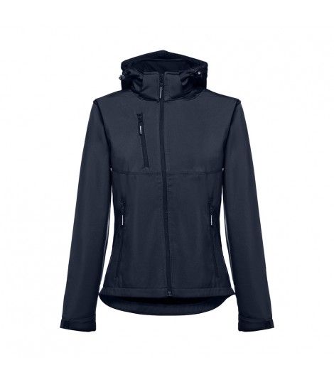 THC ZAGREB WOMEN Chaqueta softshell para mujer con capucha removible