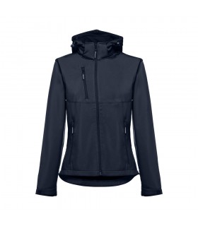 THC ZAGREB WOMEN Chaqueta softshell para mujer con capucha removible