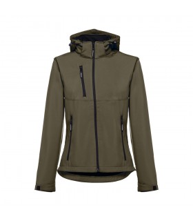 THC ZAGREB WOMEN Chaqueta softshell para mujer con capucha removible