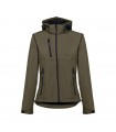 THC ZAGREB WOMEN Chaqueta softshell para mujer con capucha removible