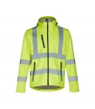 THC ZAGREB WORK Chaqueta de alta visibilidad para hombre con capucha removible