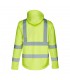 THC ZAGREB WORK Chaqueta de alta visibilidad para hombre con capucha removible