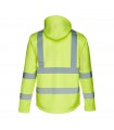 THC ZAGREB WORK Chaqueta de alta visibilidad para hombre con capucha removible