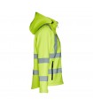 THC ZAGREB WORK Chaqueta de alta visibilidad para hombre con capucha removible