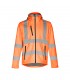THC ZAGREB WORK Chaqueta de alta visibilidad para hombre con capucha removible