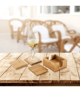 GAUTHIER Posavasos de bambu