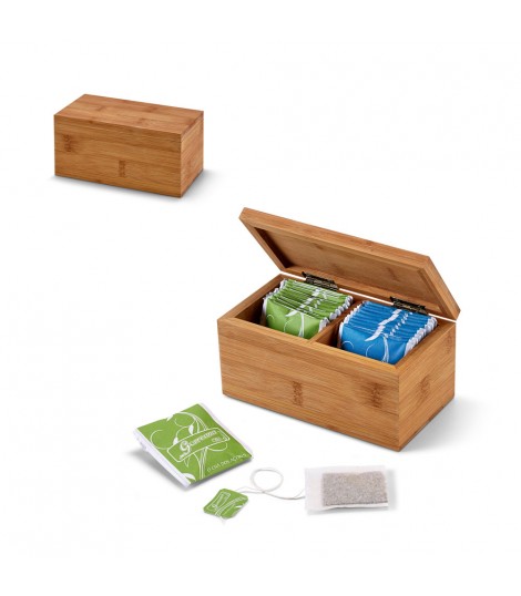 BURDOCK Caja de te de bambu