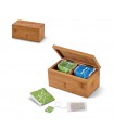 BURDOCK Caja de te de bambu