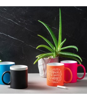 CHALKIE Taza de ceramica 360 ml