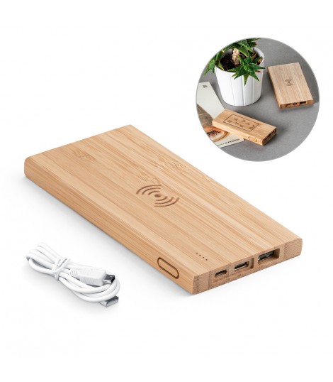 FITCH Bateria portatil con cargador inalambrico de 5000 mAh