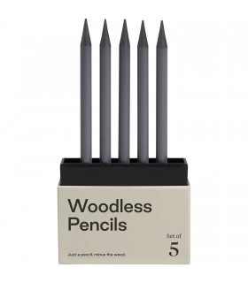 Set de 5 lapices de grafito 2B sin madera K arst