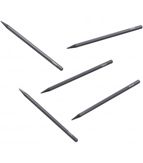 Set de 5 lapices de grafito 2B sin madera K arst