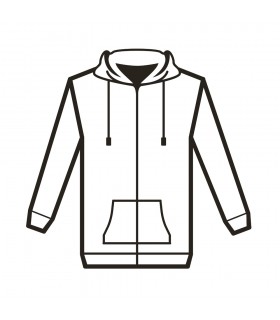 THC AMSTERDAM WH Sudadera de hombre con cremallera y capucha