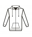 THC AMSTERDAM WH Sudadera de hombre con cremallera y capucha