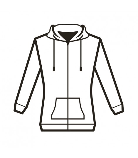 THC AMSTERDAM WOMEN WH Sudadera de mujer con cremallera y capucha