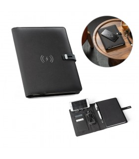 EMERGE A5 FOLDER Carpeta A5 con cargador inalambrico