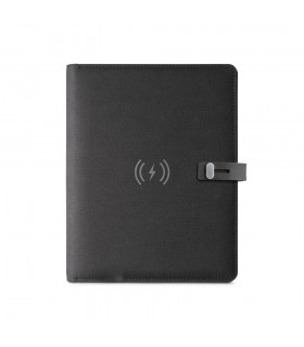 EMERGE A5 FOLDER Carpeta A5 con cargador inalambrico
