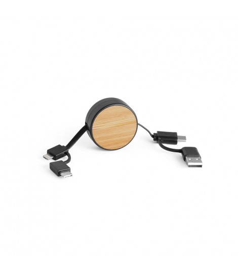 RUBINS Cable retractil 5 en 1