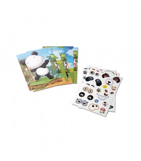 MADAGASCAR juego de pegatinas