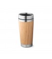 PIETRO Vaso de viaje de bambu de 500 ml