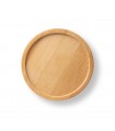 FANGIO Taza de ceramica con tapa y base de bambu de 250 ml