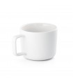 FANGIO Taza de ceramica con tapa y base de bambu de 250 ml