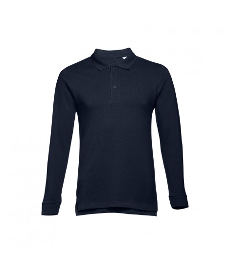 THC BERN Polo de manga larga para hombre