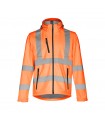 THC ZAGREB WORK Chaqueta de alta visibilidad para hombre con capucha removible