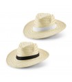 EDWARD POLI Sombrero de paja natural