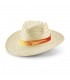 EDWARD RIB Sombrero de paja natural
