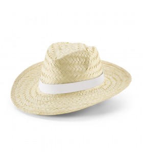 EDWARD RIB Sombrero de paja natural