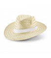 EDWARD RIB Sombrero de paja natural